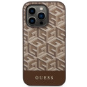 Kryt Guess GUHMP14LHGCFSEW pro iPhone 14 Pro - hnědá