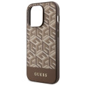 Kryt Guess GUHMP14LHGCFSEW pro iPhone 14 Pro - hnědá