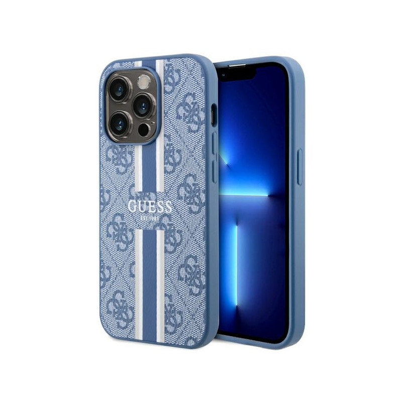 Kryt Guess GUHMP14LP4RPSB pro iPhone 14 Pro - modrá/blue hardcase
