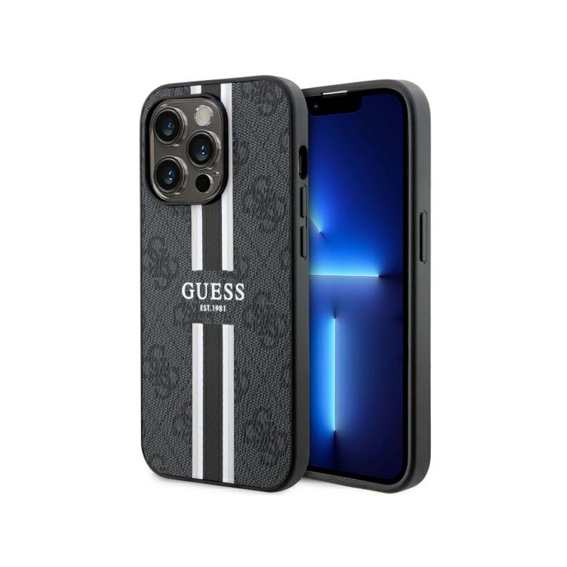 Kryt GUESS GUHMP14LP4RPSK pro iPhone 14 Pro - černá/černá