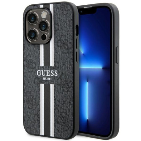 Kryt GUESS GUHMP14LP4RPSK pro iPhone 14 Pro - černá/černá