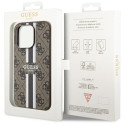 Kryt Guess GUHMP14LP4RPSW pro iPhone 14 Pro - hnědá