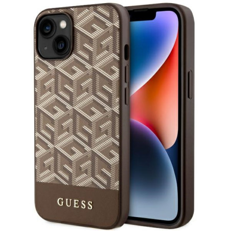 Kryt Guess GUHMP14MHGCFSEW pro iPhone 14 Plus - hnědý