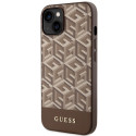 Kryt Guess GUHMP14MHGCFSEW pro iPhone 14 Plus - hnědý