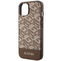 Kryt Guess GUHMP14MHGCFSEW pro iPhone 14 Plus - hnědý