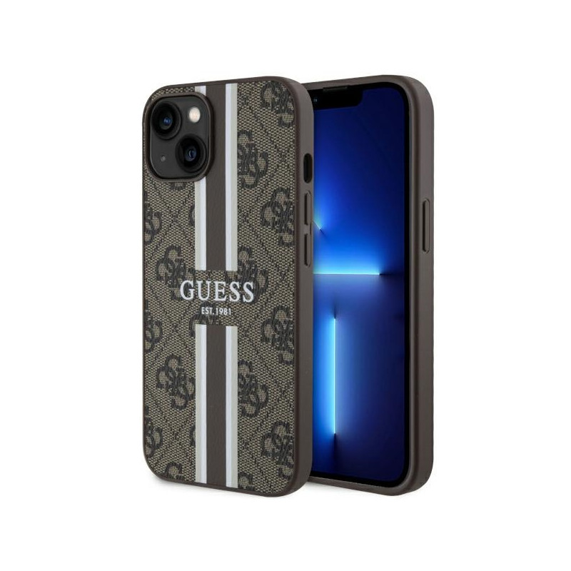 Kryt GUESS GUHMP14MP4RPSW pro iPhone 14 Plus - hnědá/hardcase