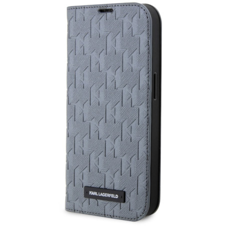 Kryt Karl Lagerfeld KLBKP14SSAKLHPG iPhone 14 – stříbrná