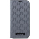 Kryt Karl Lagerfeld KLBKP14SSAKLHPG iPhone 14 – stříbrná