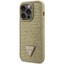 Kryt Guess GUHCP14LHDGTPD pro iPhone 14 Pro – Triangle zlatá