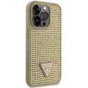 Kryt Guess GUHCP14LHDGTPD pro iPhone 14 Pro – Triangle zlatá