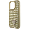 Kryt Guess GUHCP14LHDGTPD pro iPhone 14 Pro – Triangle zlatá