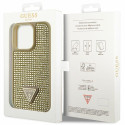 Kryt Guess GUHCP14LHDGTPD pro iPhone 14 Pro – Triangle zlatá