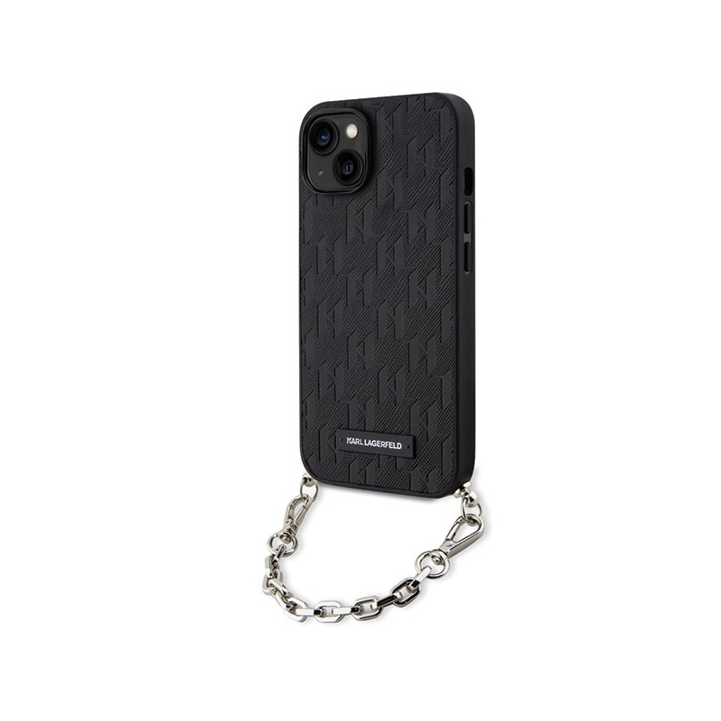 Kryt Karl Lagerfeld KLHCP14SSACKLHPK pro iPhone 14 - black/black