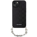 Kryt Karl Lagerfeld KLHCP14SSACKLHPK pro iPhone 14 - black/black