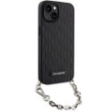Kryt Karl Lagerfeld KLHCP14SSACKLHPK pro iPhone 14 - black/black
