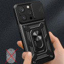 Kryt Hurtel HYBRID ARMOR CAMSHIELD iPhone 15 Pro Max - růžová
