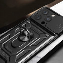 Kryt Hurtel Armor Camshield pro iPhone 15 Pro Max - modrý