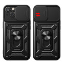 Kryt Hurtel HYBRID ARMOR Camshield iPhone 15 Plus - růžový