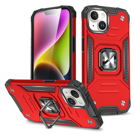 Kryt Wozinsky Ring Armor iPhone 15 Plus - červený