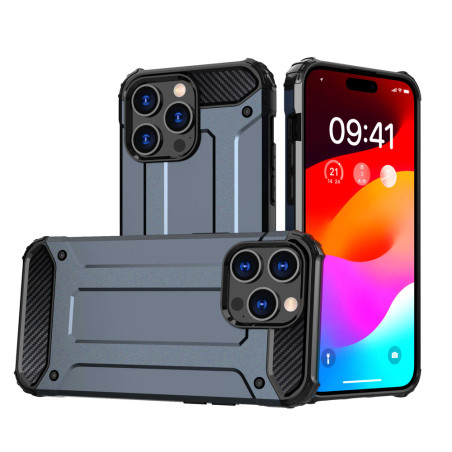 Kryt Hurtel HYBRID ARMOR iPhone 15 Pro Max modrý