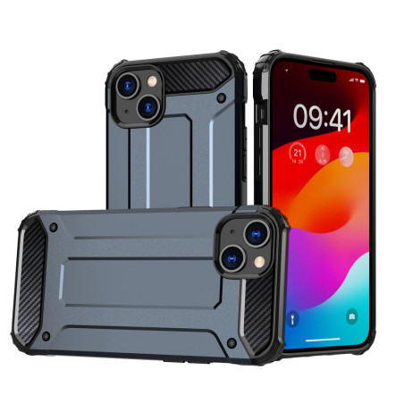 Kryt Hurtel HYBRID ARMOR iPhone 15 - modrý