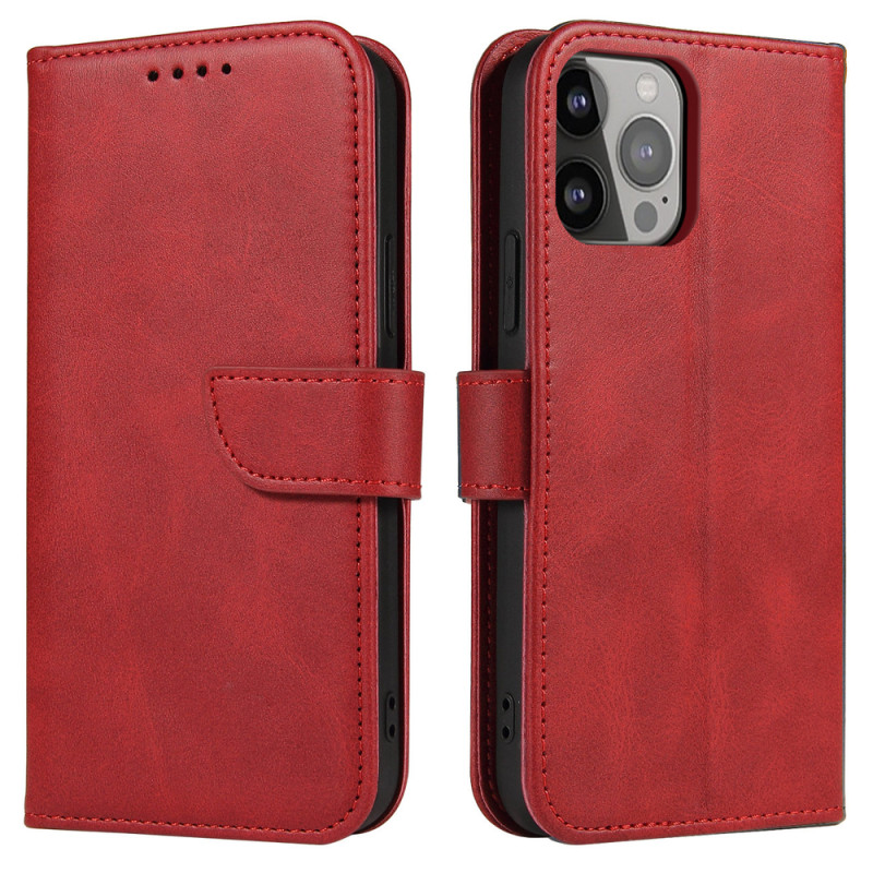 Pouzdro Hurtel Magnet Case pro iPhone 15 Pro Max - červená