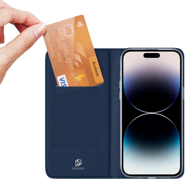 Pouzdro Dux Ducis SKIN PRO pro iPhone 15 Pro Max - modré
