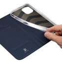 Pouzdro Dux Ducis SKIN PRO pro iPhone 15 Plus - modré