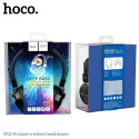HOCO W25 Promise Bezdrátová stereo sluchátka se slotem na micro SD kartu, černá