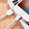 HOCO X20 Zesílený datový a nabíjecí kabel USB/Lightning, délka 1m, bílý