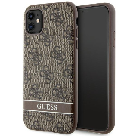 Kryt Guess GUHCN61P4SNW iPhone 11 / XR - hnědá/brown