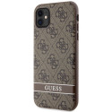 Kryt Guess GUHCN61P4SNW iPhone 11 / XR - hnědá/brown