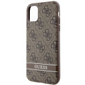 Kryt Guess GUHCN61P4SNW iPhone 11 / XR - hnědá/brown