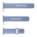 Řemínek Puro ICON pro Apple Watch 38/40/41/42mm - modrý