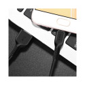 HOCO X20 Zesílený datový a nabíjecí kabel USB/Lightning, délka 3m, černý