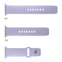 Řemínek Puro ICON pro Apple Watch 38/40/41/42mm - fialová