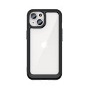 AG PREMIUM Zesílené pouzdro Outer Space s pružným rámem pro iPhone 15 - černé