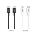 HOCO X23 Datový a nabíjecí kabel USB-C/USB-C a podporou PD, 1.0m, 3A, bílá