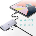Choetech 9in1 multifunctional USB Type C HUB - 3x USB 3.2 Gen 1 / SD and TF memory card reader / HDMI 4K 30Hz / VGA Full HD