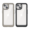 AG PREMIUM Zesílené pouzdro Outer Space s pružným rámem pro iPhone 15 - černé
