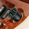 HOCO Z39 Duální autonabíječka s 2x USB QC3.0 a výkonem 18W, černá