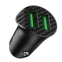 HOCO Z39 Duální autonabíječka s 2x USB QC3.0 a výkonem 18W, černá