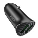 HOCO Z39 Duální autonabíječka s 2x USB QC3.0 a výkonem 18W, černá