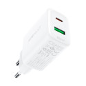 Nabíječka do sítě Acefast USB Type C / USB 20W, PPS, PD, QC 3.0, AFC, FCP (A25) - bílá