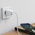Nabíječka do sítě Acefast USB Type C / USB 20W, PPS, PD, QC 3.0, AFC, FCP (A25) - bílá