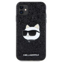 Kryt Karl Lagerfeld KLHCN61G2CPK pro iPhone 11 / XR - black/black