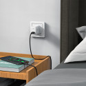 Acefast GaN wall charger (UK plug) USB Type C 30W, Power Delivery, PPS, Q3 3.0, AFC, FCP white (A24 UK white)