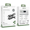 Acefast C4-01 Lightning - USB-C PD cable 30W 3A 480Mb/s 1.8m - black