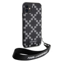 Kryt Karl Lagerfeld KLHCN61SAKLMBSK pro iPhone 11/XR - black