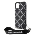Kryt Karl Lagerfeld KLHCN61SAKLMBSK pro iPhone 11/XR - black